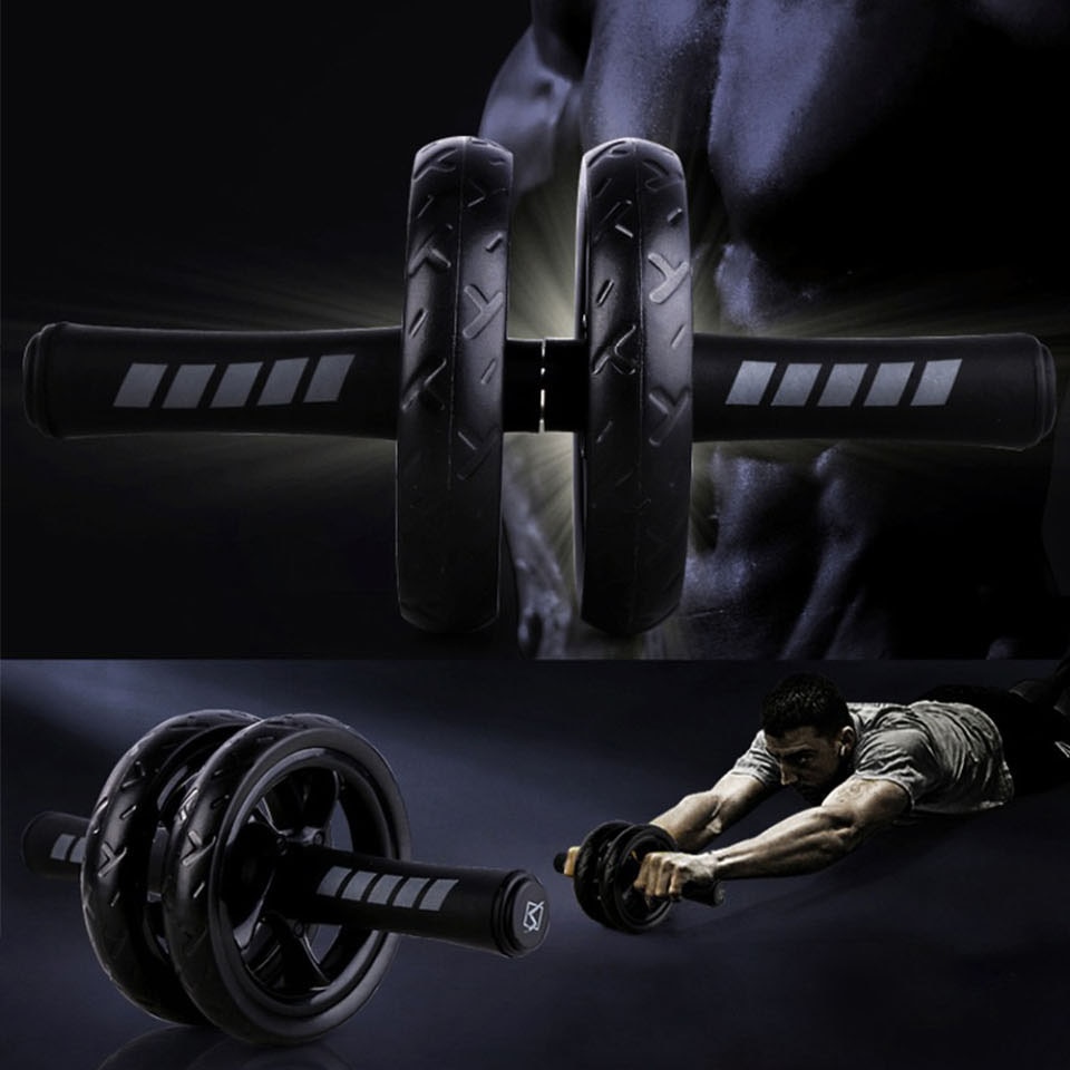 Loogdeel New Keep Fit Wheels No Noise Abdominal Wheel Ab Roller With Mat For Exercise Fitness Equipment Loogdeel New Keep Fit Wheels No Noise Abdominal Wheel Ab Roller With Mat For Exercise Fitness Equipment